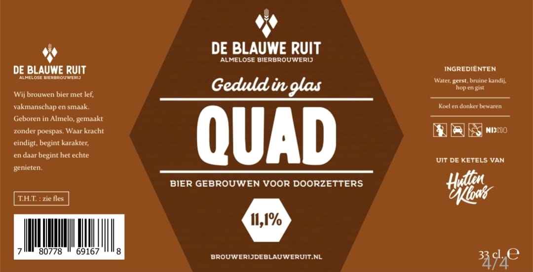Brouwerij De Blauwe Ruit QUAD - 330ml - 11,1%